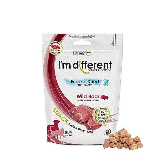 I´M DIFFERENT SNACK diviak - mrazom sušená maškrta, 40 g