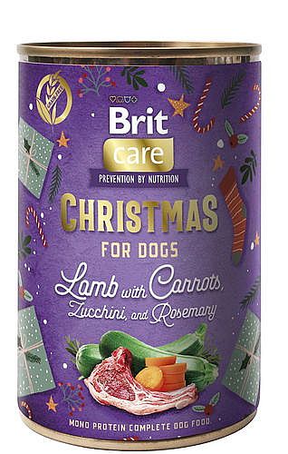 Brit Care Dog Christmas can Lamb with carrots 400g konzerva