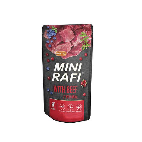 RAFI Mini Grain Free kapsička pre malé psy s hovädzím mäsom 150 g – 5 ks (výhodné balenie)
