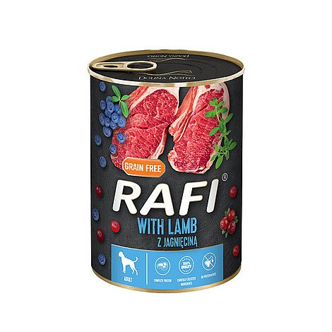 RAFI Grain Free konzerva pre psy s jahňacím mäsom 400 g