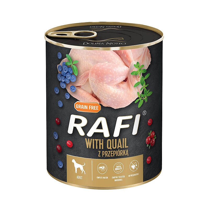 RAFI Grain Free s prepelicou 12 × 800 g