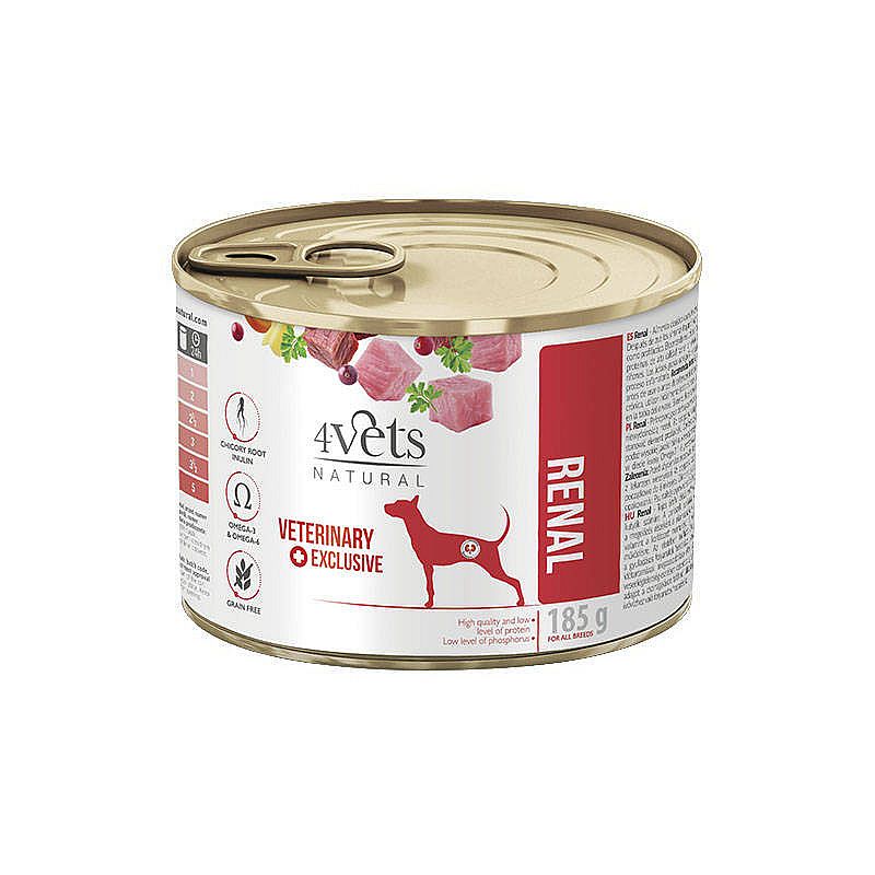 4Vets Dog Renal konzerva pre psy 185 g
