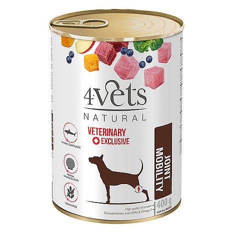 4Vets Dog Joint Mobility konzerva pre psy 400 g
