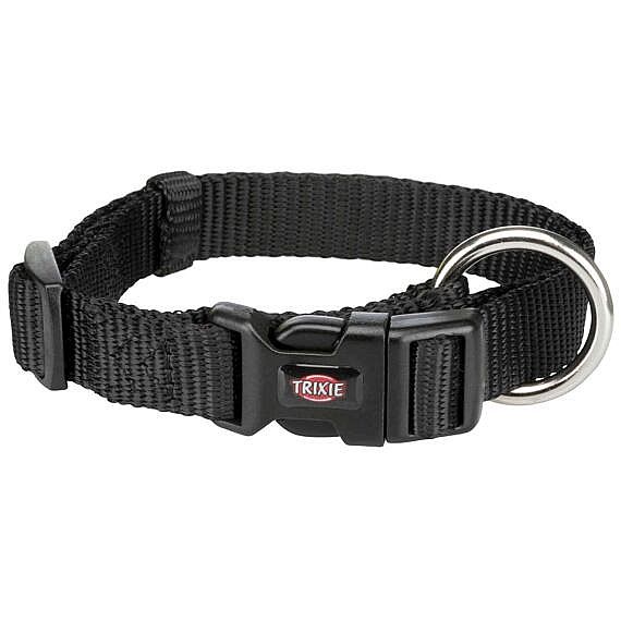 Premium collar, M–L: 35–55 cm/20 mm, black
