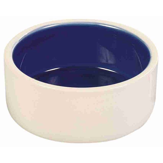 Trixie keramicka miska bielo-modra, 1 l/ø 18 cm