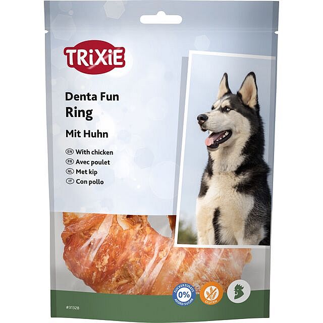 Denta Fun Chicken Chewing Ring, ø 10 cm, 110 g