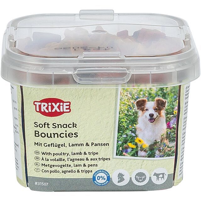Soft Snack Bouncies, 140 g mini kostičky kuracie, jahňacie, držky