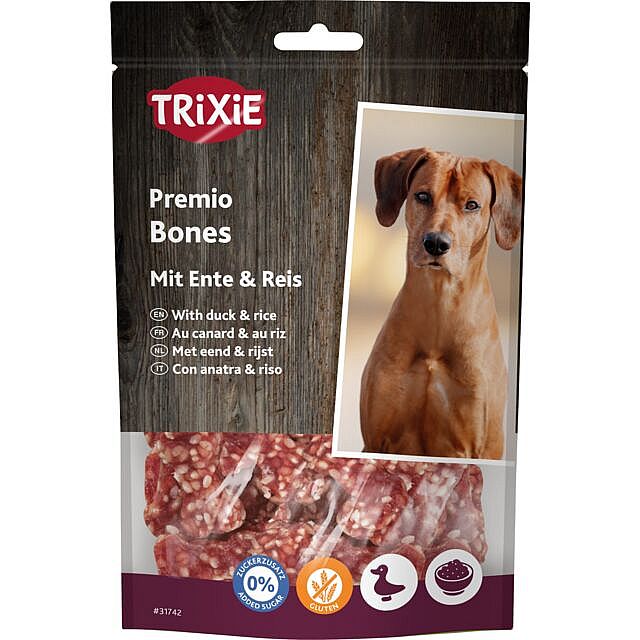 PREMIO Rice Duck Bones, 80 g