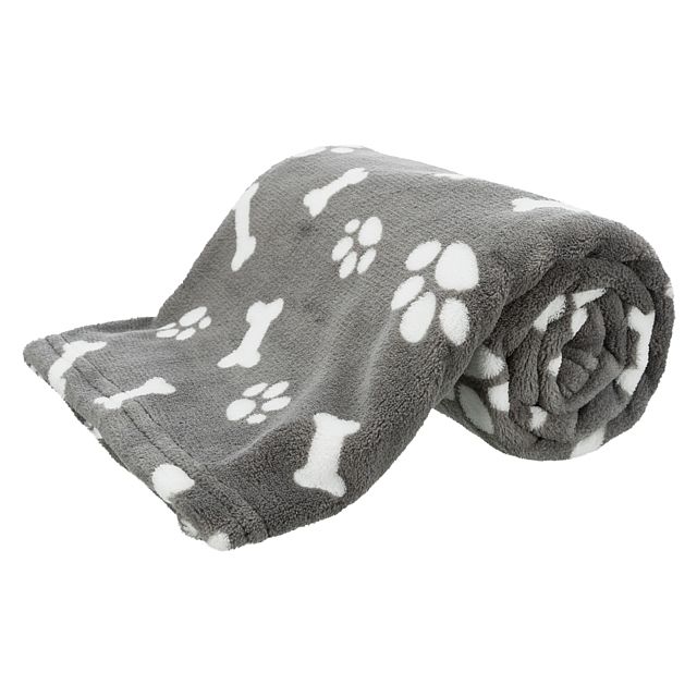 Kenny blanket, plush, 75 × 50 cm, grey