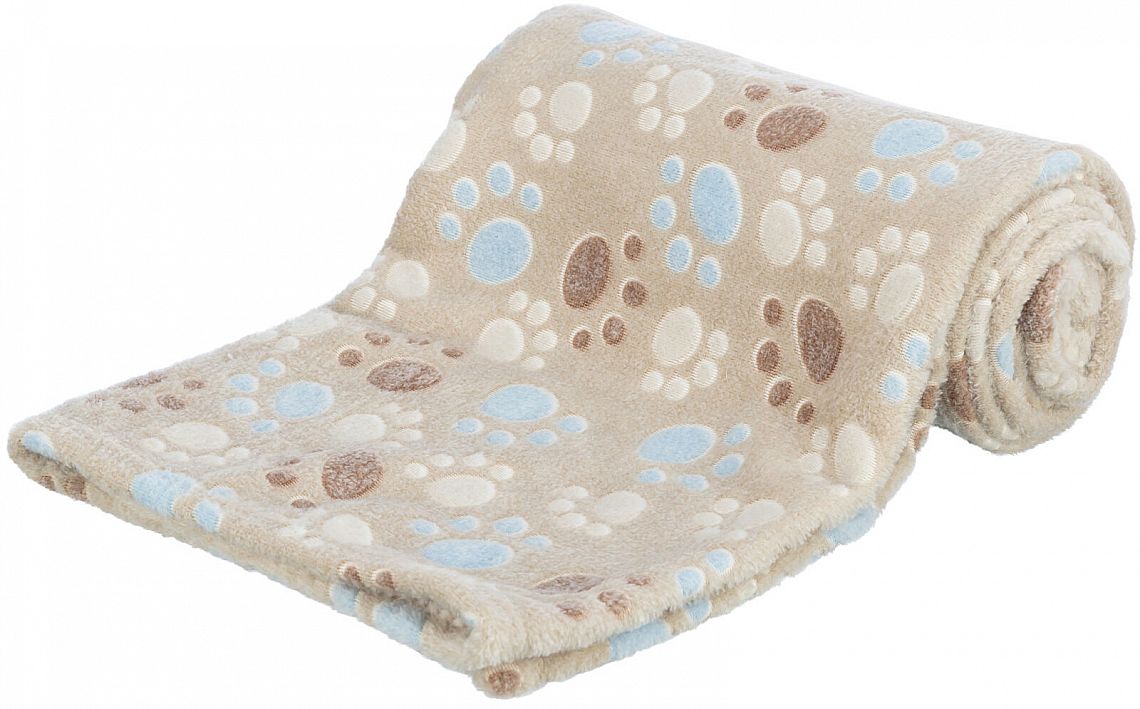Laslo blanket, fleece, 75 × 50 cm, beige
