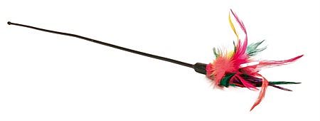 Playing rod feathers, plastic, 50 cm