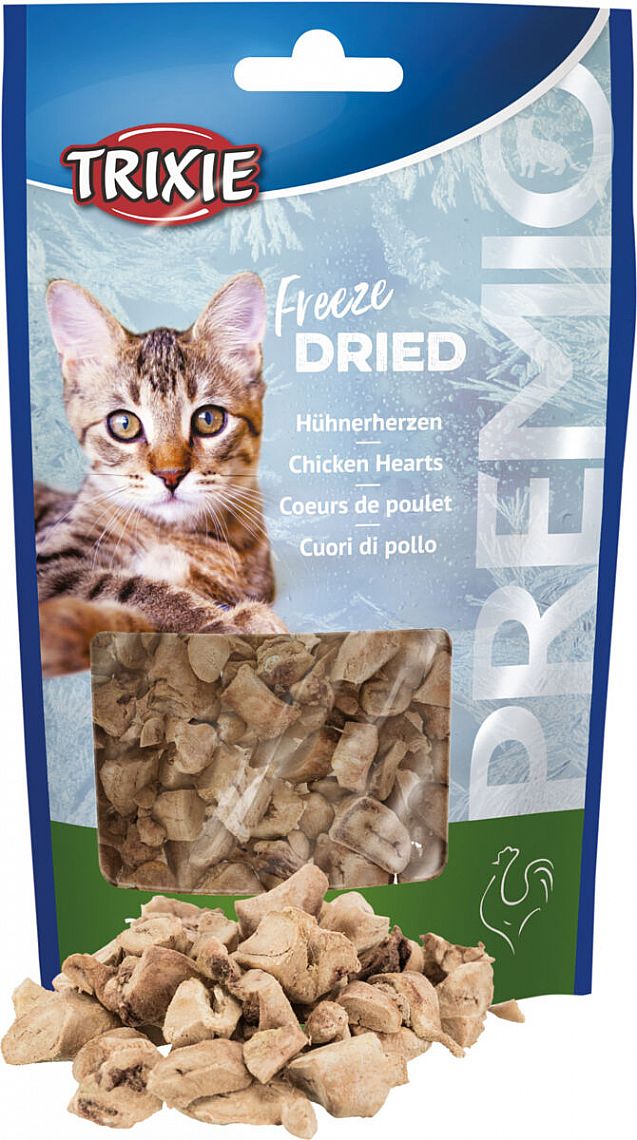 PREMIO Freeze Dried chicken hearts, 25 g