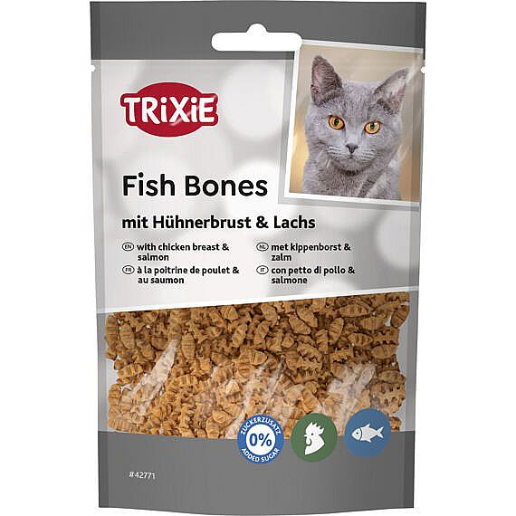 Fish Bones with chicken breast and salmon 50g