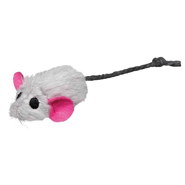Set of mice with catnip core, plush, catnip, 5 cm, 6 pcs.