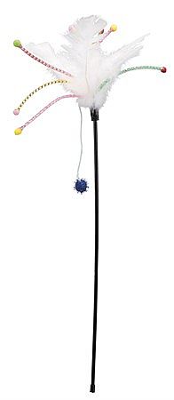 Playing stick with feathers, plastic, catnip, 41 cm udička pre mačky