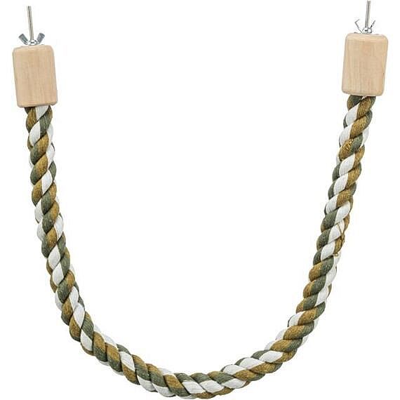 Rope perch, flexible, with screw fixing, 66 cm/ø 18 mm