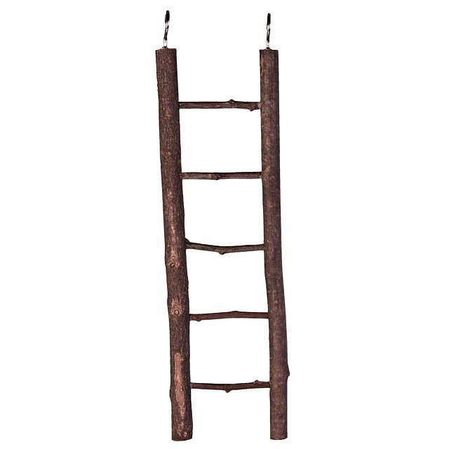 Ladder, bark wood, 5 rungs/26 cm