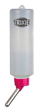 Water bottle with wire holder, plastic, 250 ml