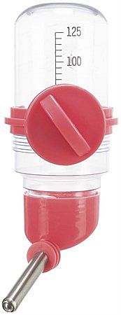 Water bottle with screw attachment, plastic, 125 ml