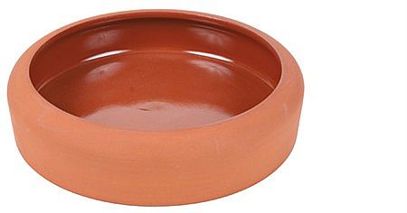 Bowl with rounded rim, ceramic, 125 ml/ø 10 cm, terracotta