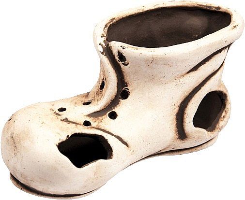 Stará topánka 19cm - akva. dekorácia