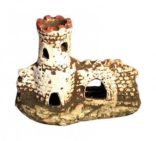 Ruina HRADBY 12cm - akva. dekorácia