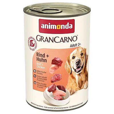 Animonda Konzerva GranCarno ADULT hovadzie, kura 400 g