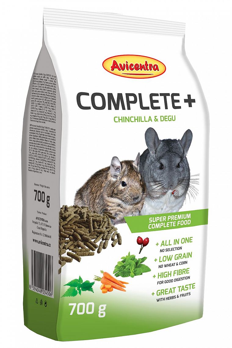 Avicentra COMPLETE+ 700g - cincila a degu