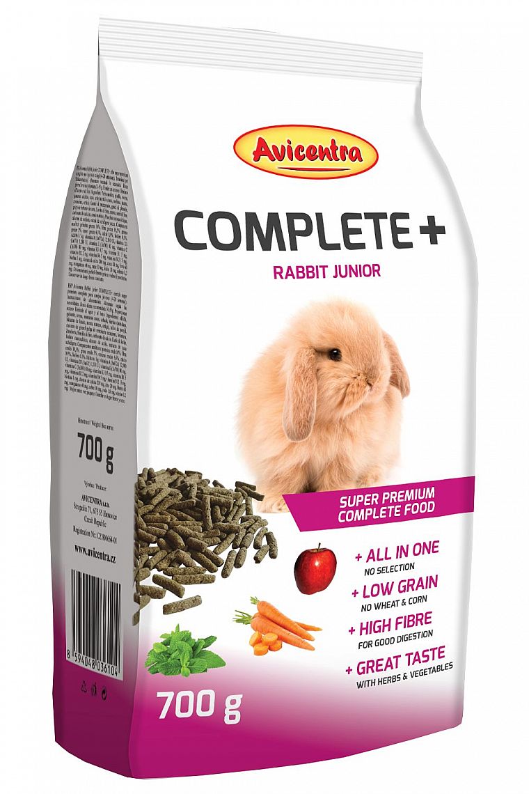 Avicentra COMPLETE+ 700g - zajac junior
