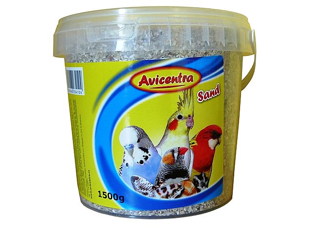 Avicentra Piesok s mušlami pre vtáky -1,5kg