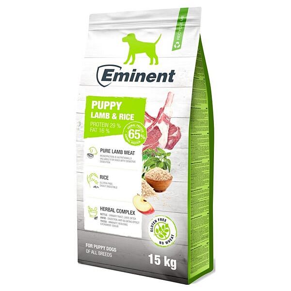 Eminent Puppy Lamb & Rice 15 kg