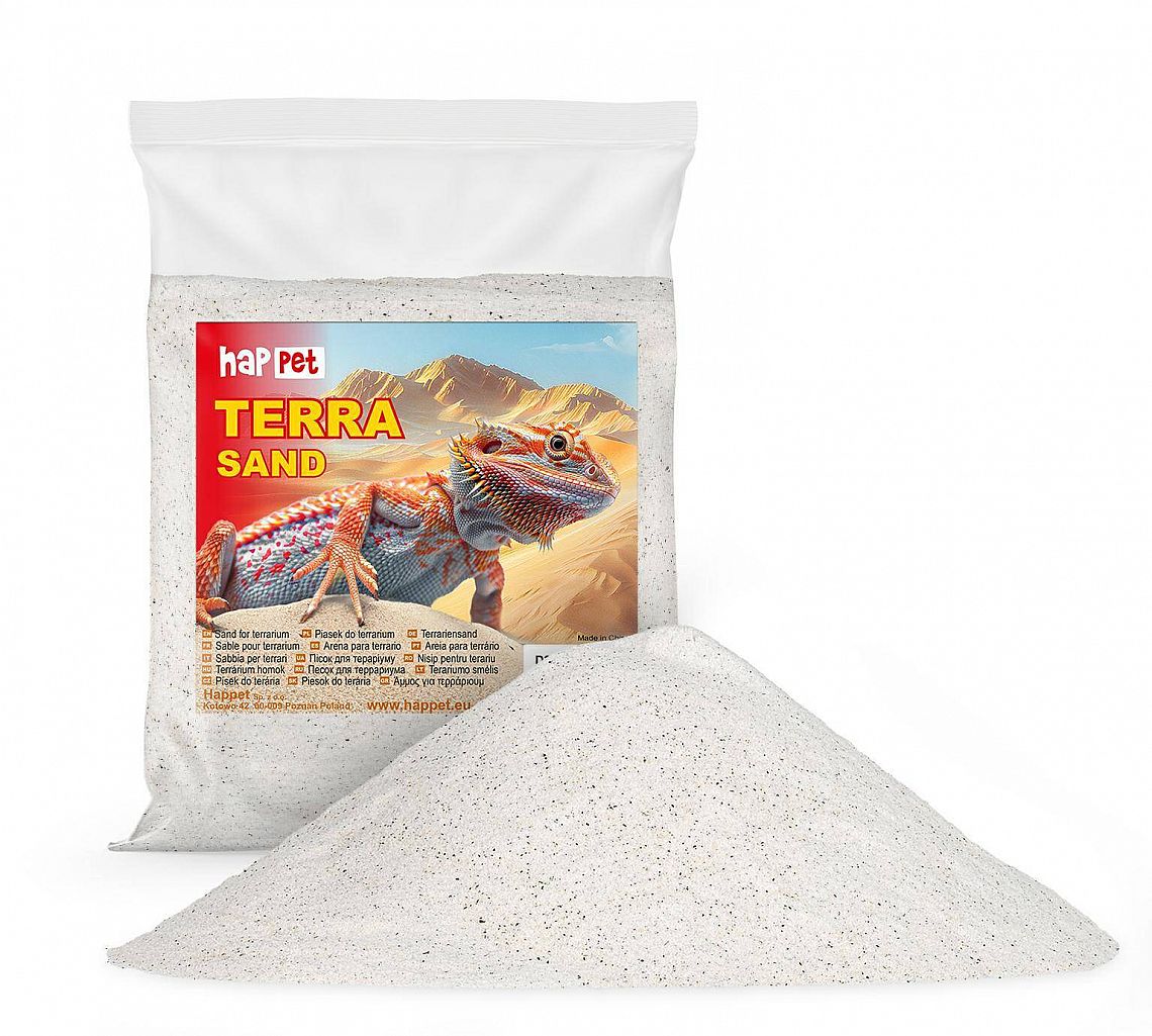 Terarijný piesok DOLPHIN 1kg - biely