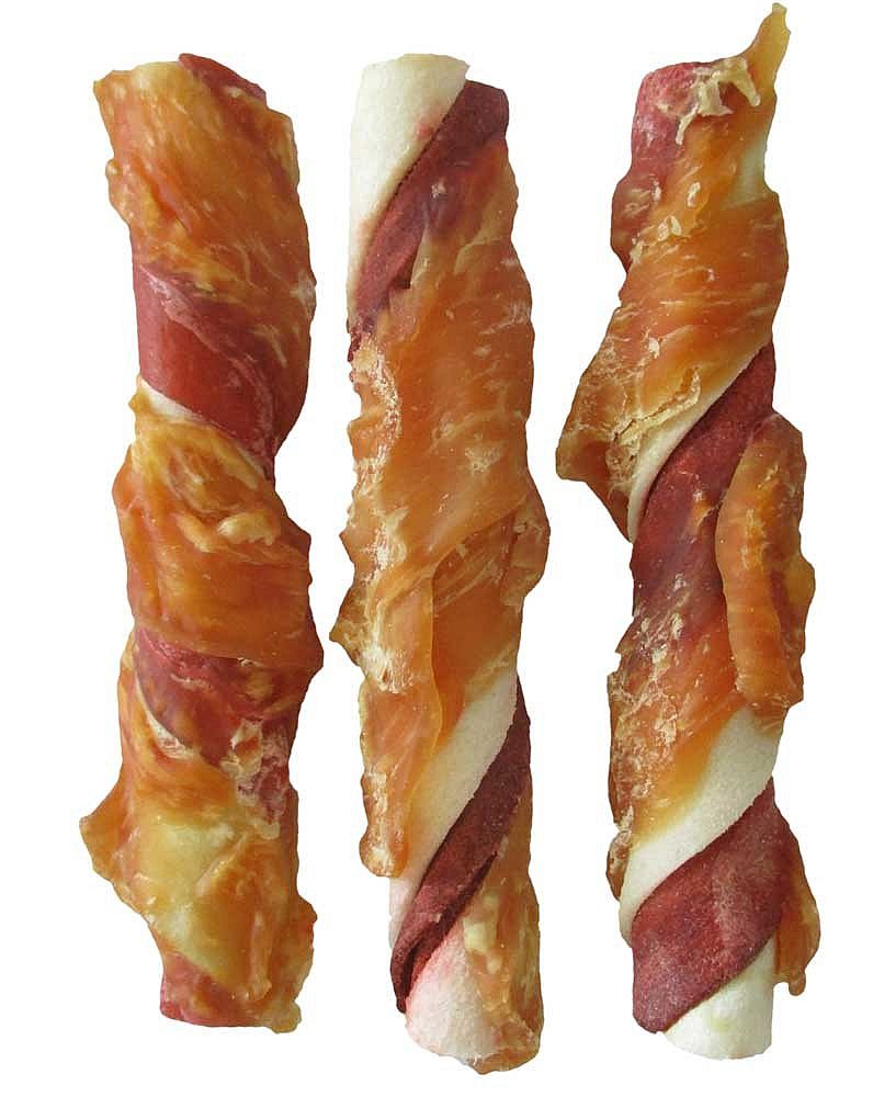 Byvolie tyčinky s kuracím 12.5cm 30ks 1.2kg