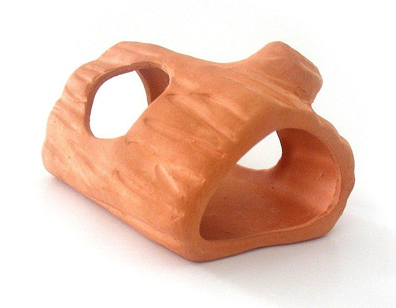 Koren s dierami 9cm hnedý - ker.akva.dek