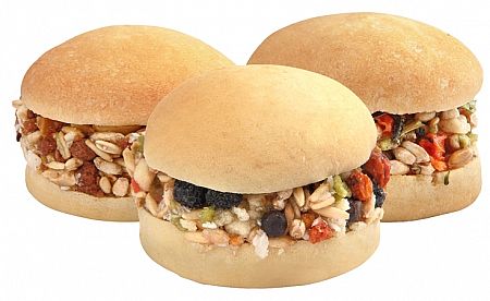 LOLO hamburger pre hlodavce 50g - mix