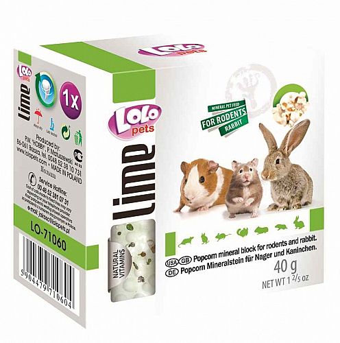 LOLO minerálny kamen hlod 40g - popcorn