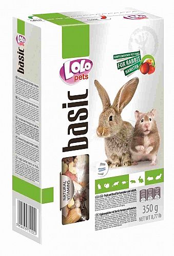 LOLO Ovocné krmivo 350g pre hlodavce