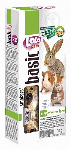 LOLO Tycinka pre hlodavce 2ks - musli 90g