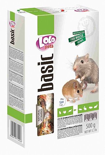 LOLO Myš 500g základné krmivo
