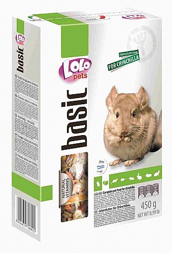 LOLO Cincila 450g základné krmivo