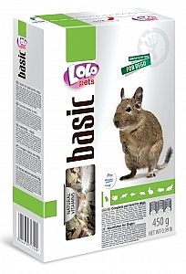 LOLO Degu 450g základné krmivo
