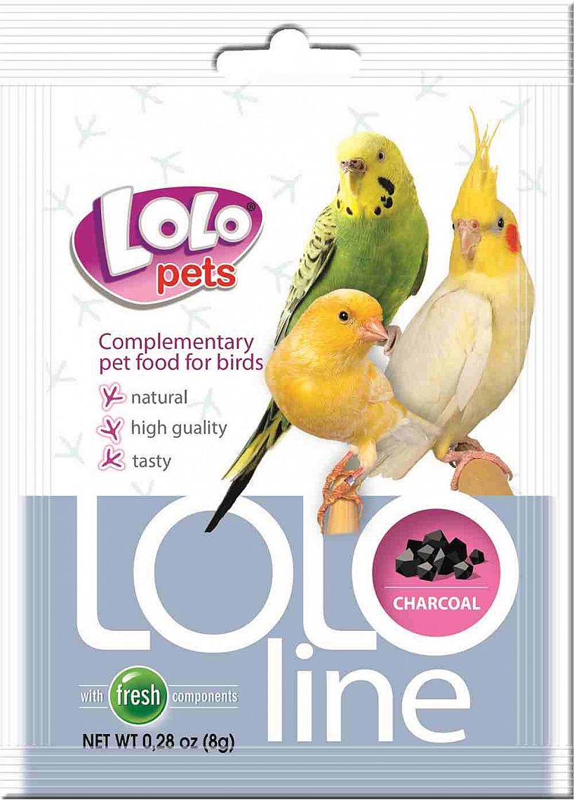 LOLO Uhlie pre vtákov 10g