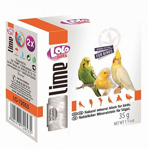 LOLO Min. kamene pre vtáky 35g - natural