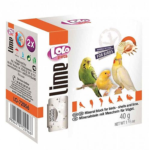 LOLO Min. kamene pre vtáky 40g - mušle