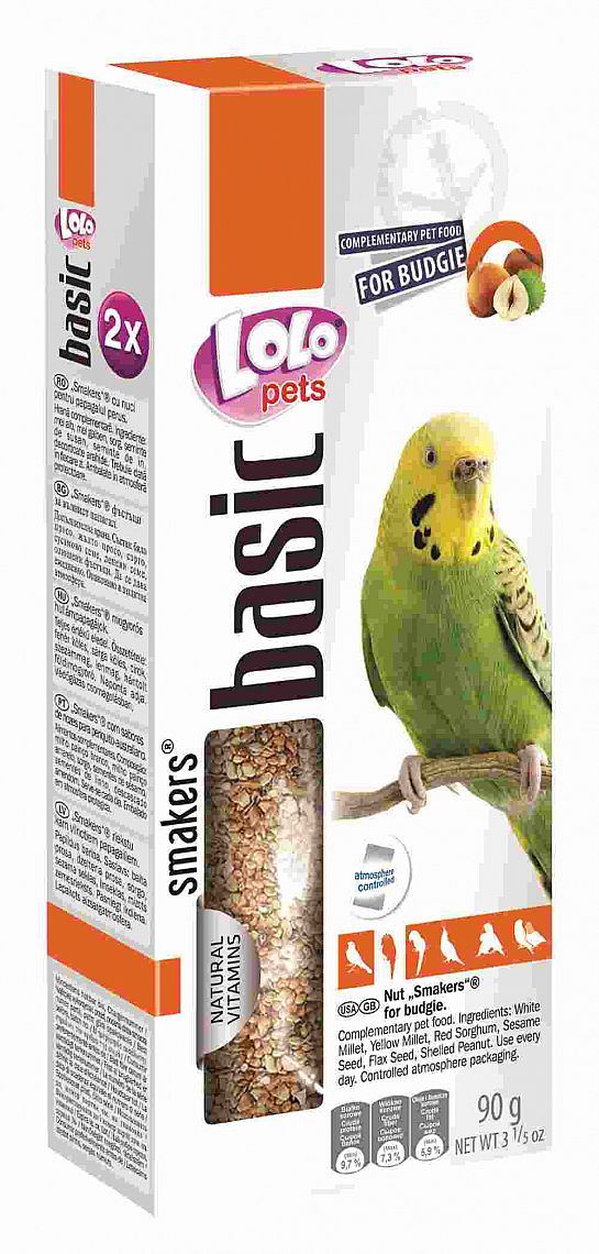 LOLO Andulka tycinka 2ks - orechy 90g