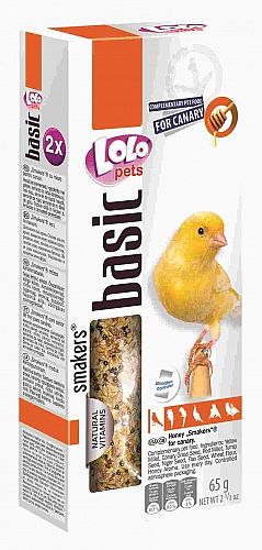 LOLO Kanárik tycinka 2ks - med 65g