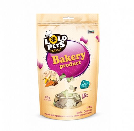 LOLO Keksy pre psa 350g - zvieratka fólia