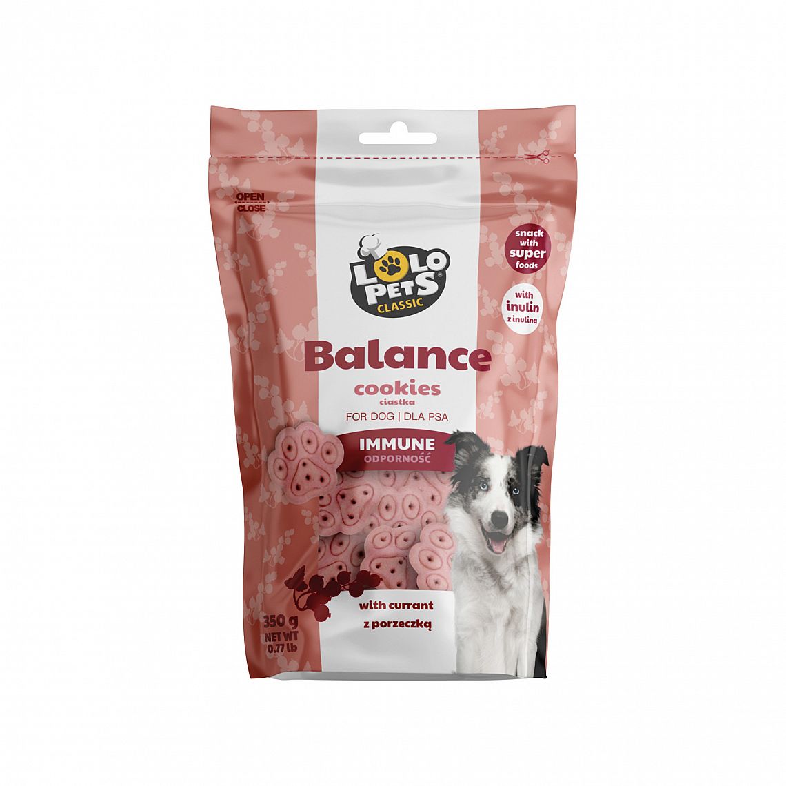 LOLO Keksy pre psa IMMUNE 350g - posilnenie imunity