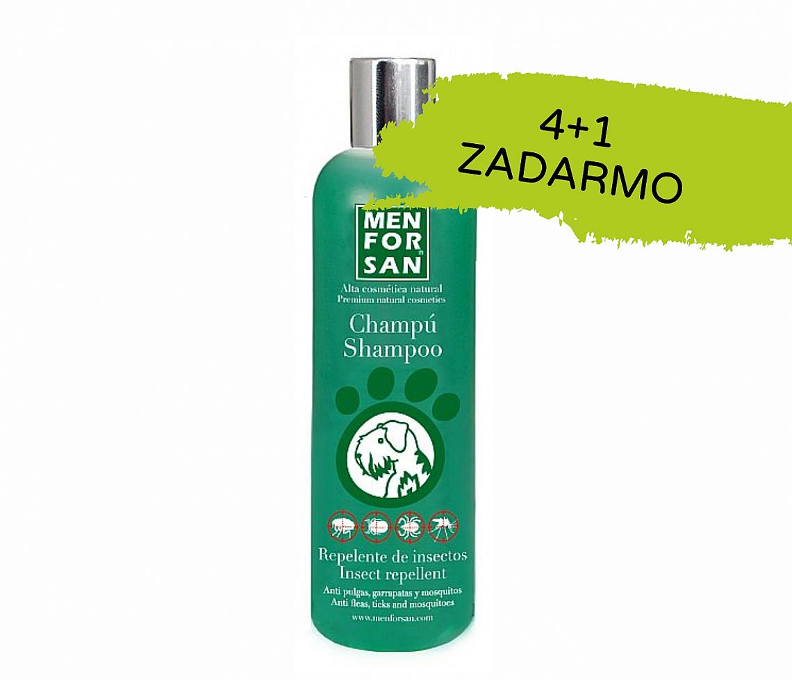 Šampón na psov s citronellou 300ml 4+1 ZDARMA