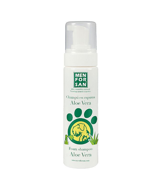 Penový šampón pre psov s aloe vera 200ml